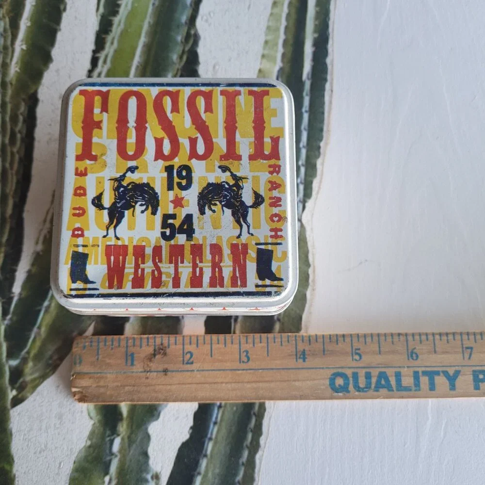 Fossil Collectable 1954 Dude Ranch Watch Tin